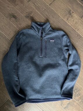 Patagonia Men's Navy Blue Half-Zip Better Sweater Pullover